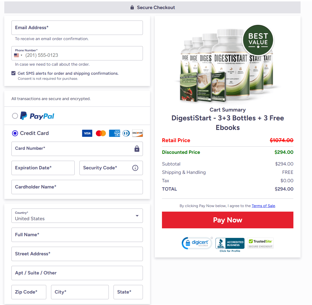 DigestiStart-Secure-Checkout